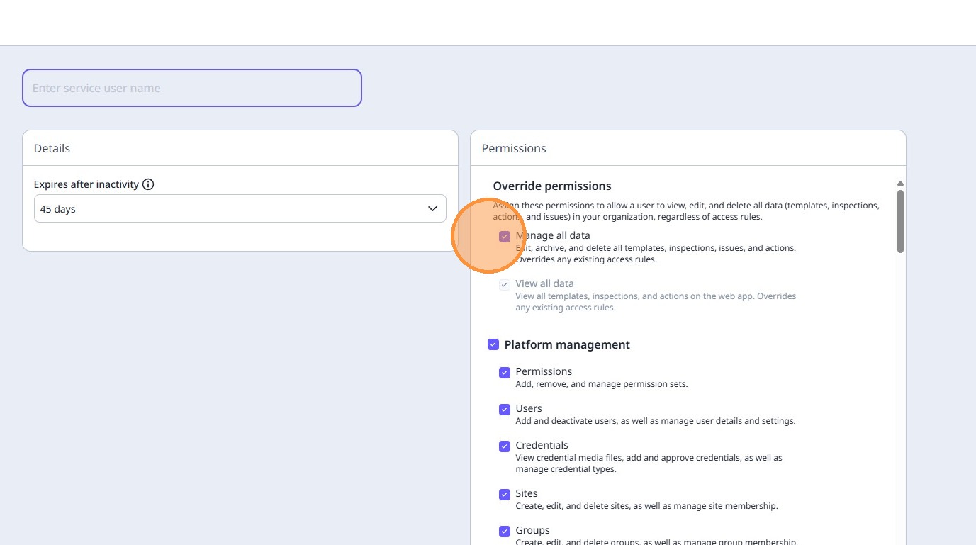 Screenshot of SafetyCulture API key interface